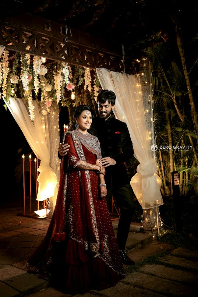 Actor Arav - Actress Raahei Marriage Stills